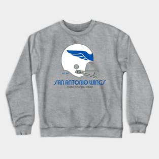 San Antonio Wings - Old School Helmet Crewneck Sweatshirt